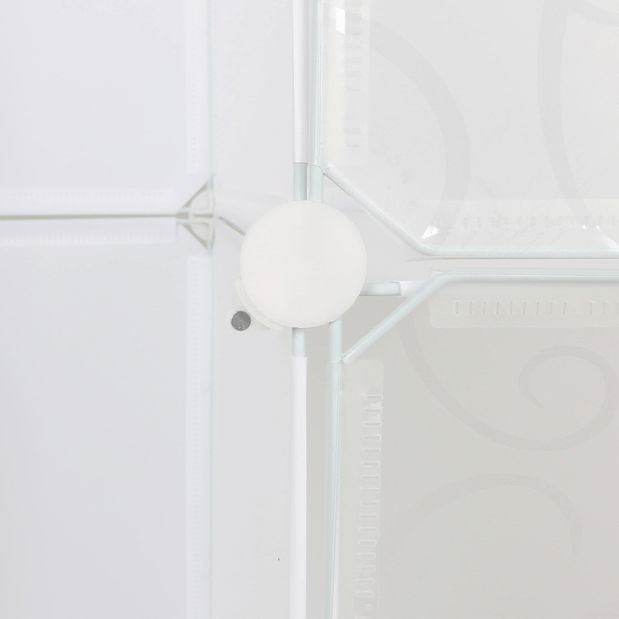 Modulárna skriňa Mogul (biela + vzor)