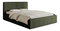 Bračni krevet 160 cm Tulia 160 (maslinasto zelena + crna)