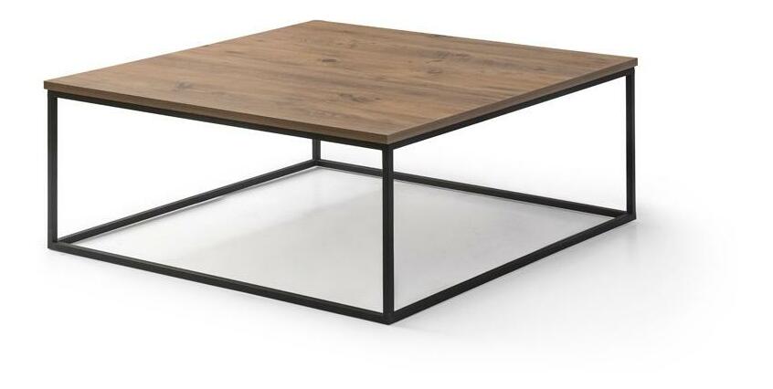 Dohányzóasztal Medlakena (fenyő + fekete)