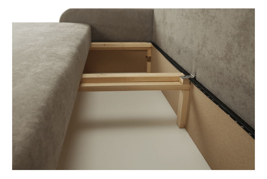 Szétnyitható kanapé Porta (szürkésbarna)