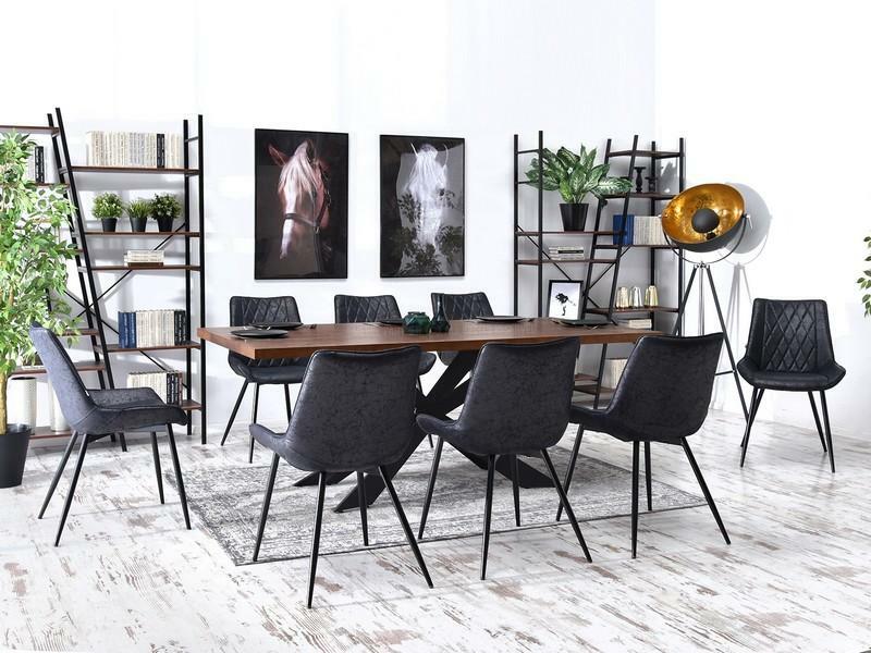 Stolička Aron (čierna)