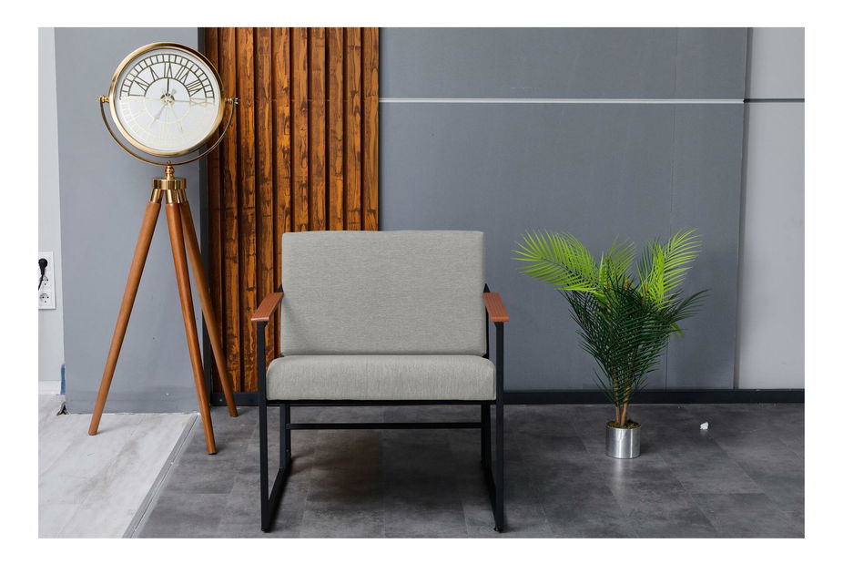 Fotelja Vantolazzo (krem + crna)