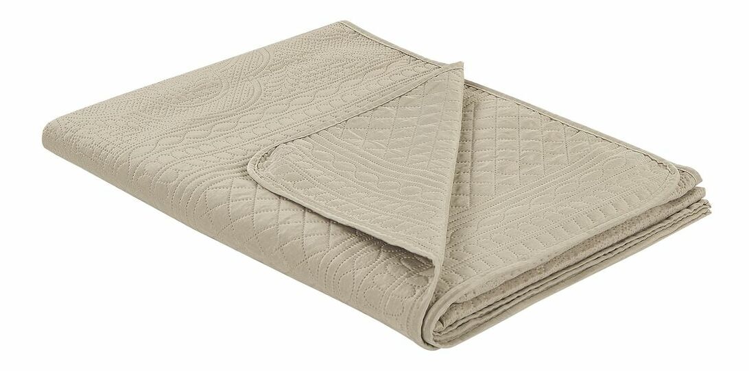 Set prekrivač za krevet i jastuci 140 x 210 cm Samarie (siva) 