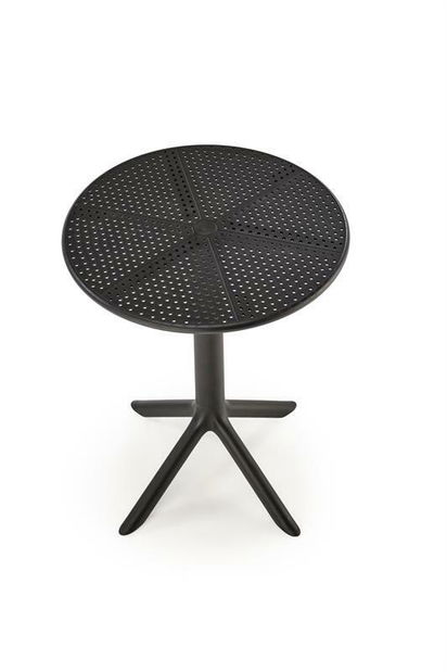 Vrtni stol Caviar (crna) (za 2 osobe)