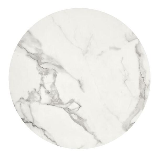 Étkezőasztal Marva (fehér márvány + fekete + arany)