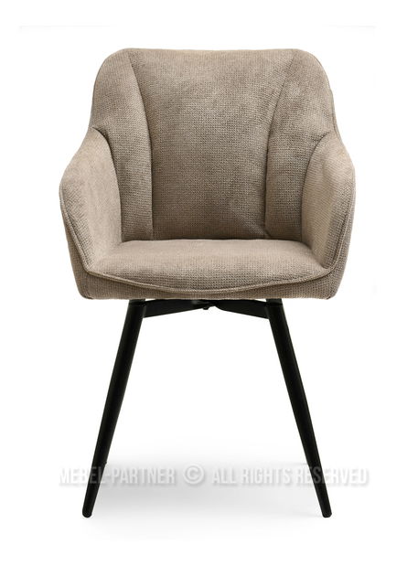 Stolica Bonita (bež + krom)