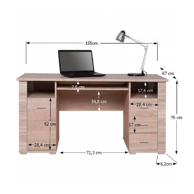 Masă PC Gary Typ 22 1D3S