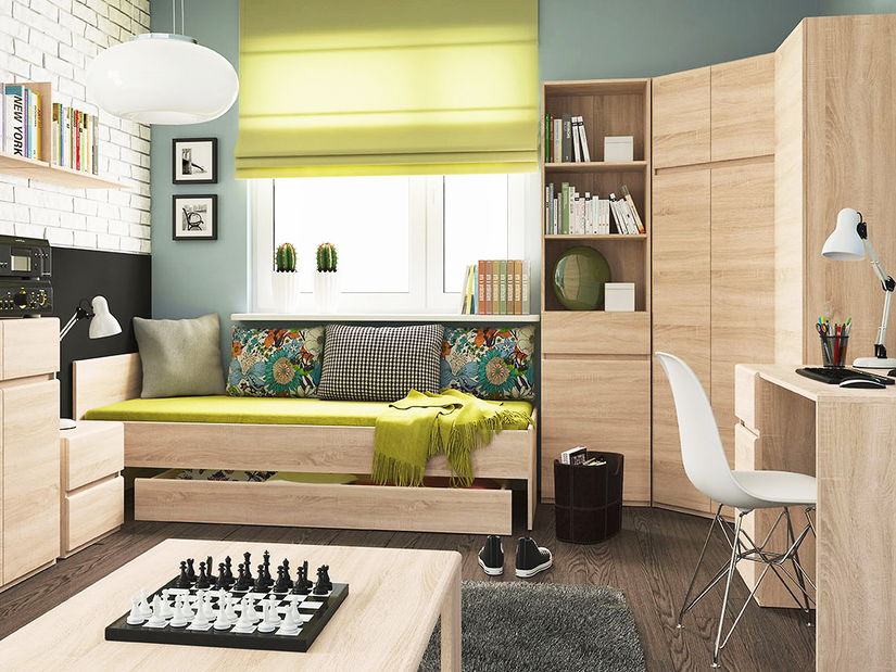 Pat de o persoană 90 cm Adelaide LOZ/90