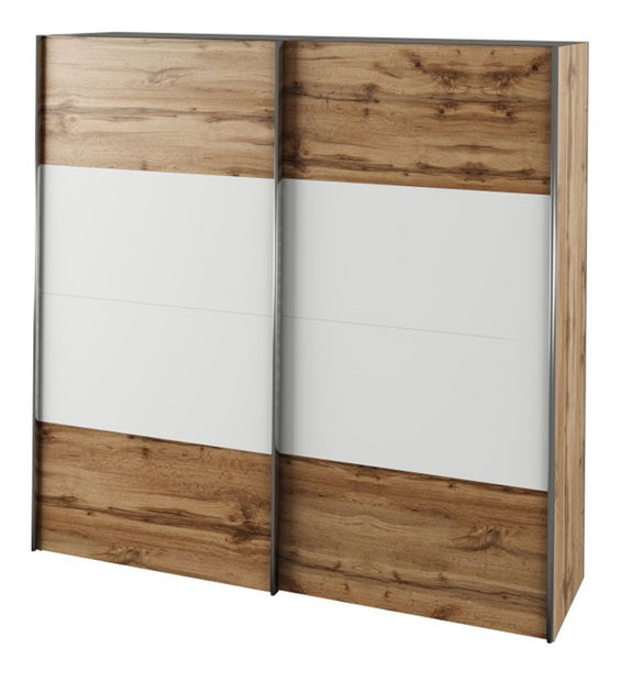 Spavaća soba 160 cm Gaila (hrast wotan + bijela)