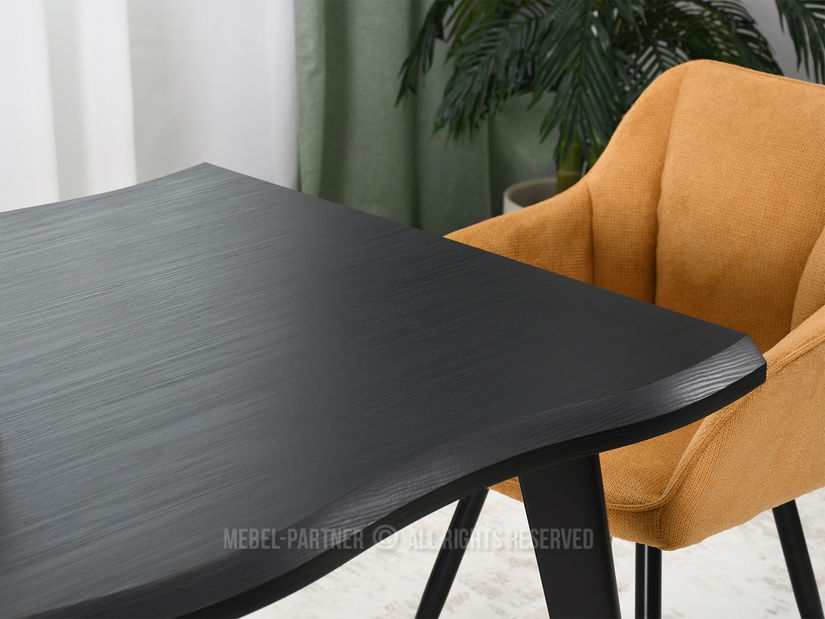 Masă de sufragerie Maui (negru)