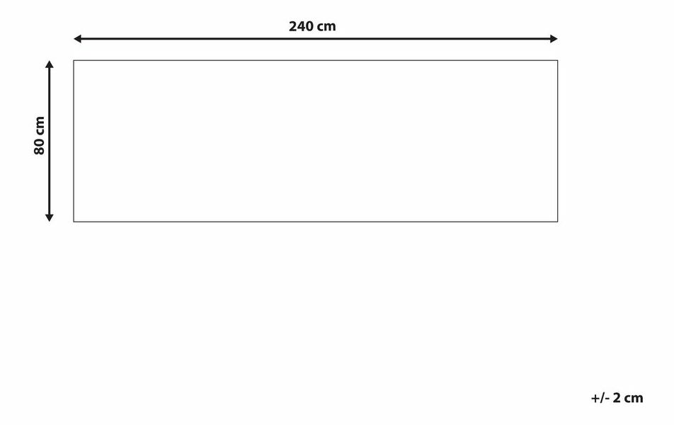 Covor 80 x 240 cm Vadkam (roșu)