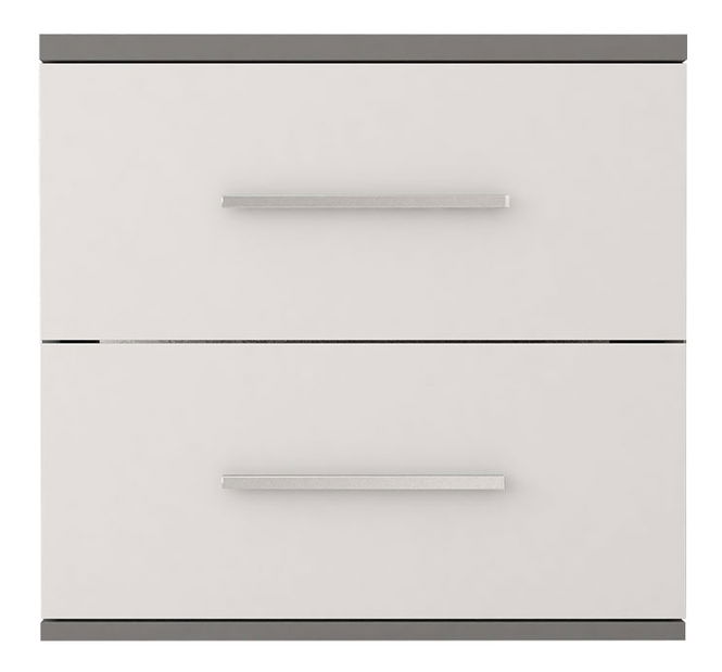 Noptieră Oleg II (Alb + gri)