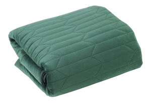 Prehoz na posteľ 260x230 cm SOFIA (tmavozelená)