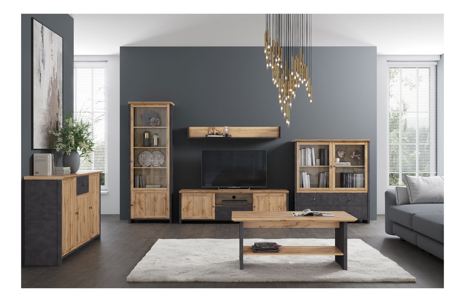 Măsuță cafea Nella (Stejar wotan + matera)