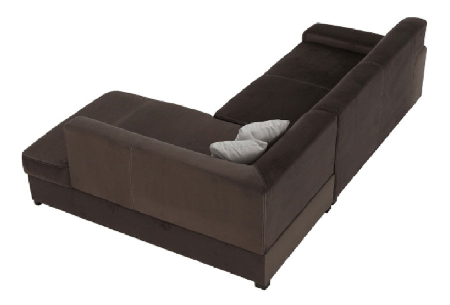 Rohová sedačka Milenna (hnedá) (P)