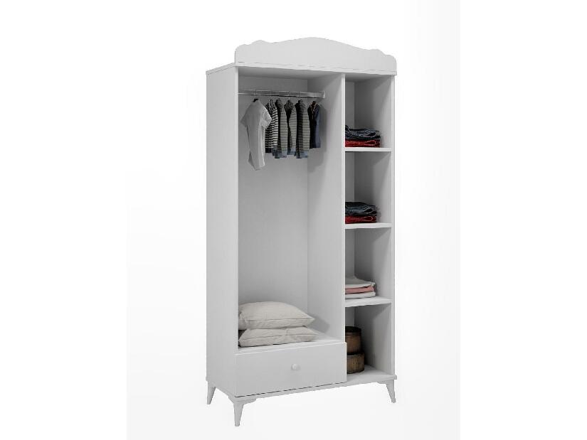 Set mobilier pentru camera copiilor Poduli 1 (stejar + alb) 