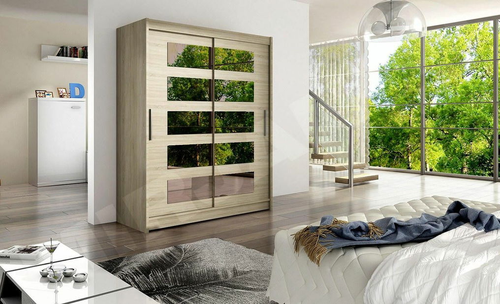 Ormar za garderobu Presto VI (bijela) *outlet moguća oštećenja