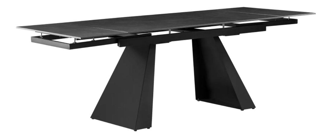 Blagovaonski stol Salay (grafit + crna) (za 6 i više osoba)