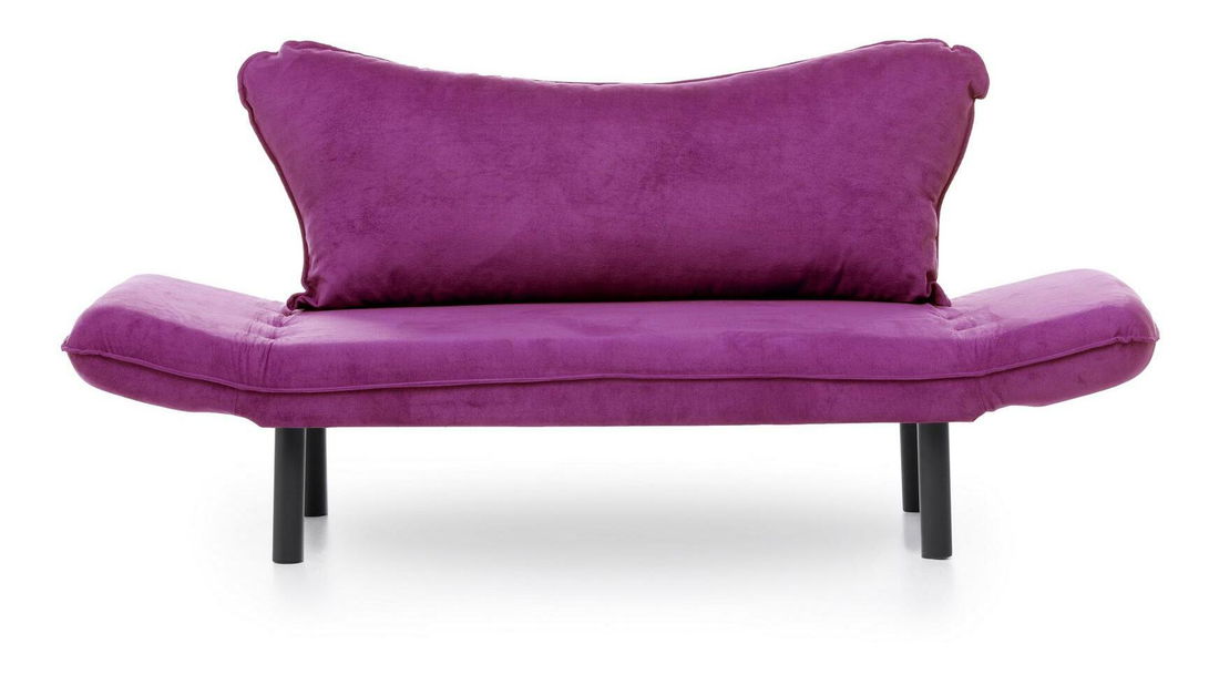 Canapea extensibilă 2-locuri Chatty (violet)