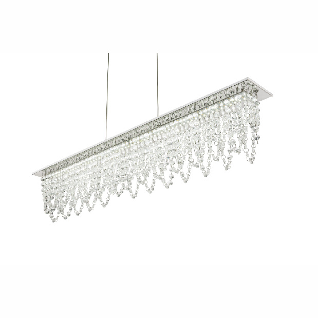 Závesné svietidlo LED Scala 68405-24H (chróm + priehľadná)