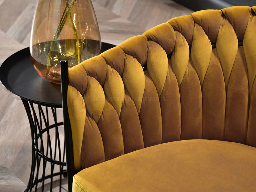 Canapea două locuri Radio (negru)