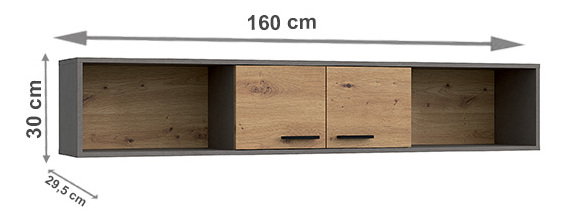 Zavesná skrinka Palleris W1