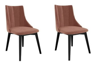 Blagovaonska stolica (2kom.) ST 97 (Cigla + crna) *rasprodaja