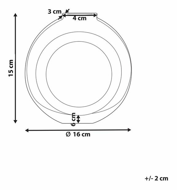 Váza Kapza (priehľadná)