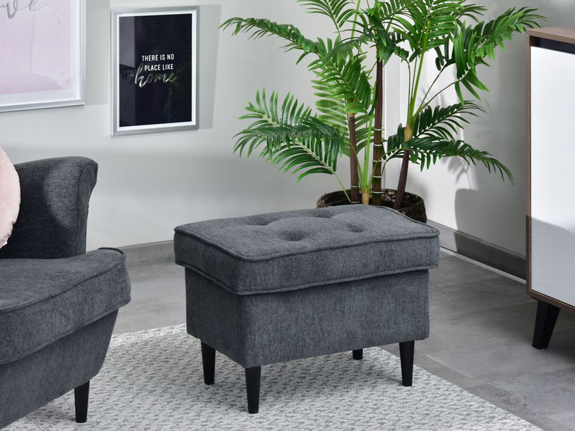 Taburetka Muriera (grafitová)