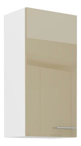 Horná kuchynská skrinka Lavera 45 G-90 1F (korpus: biela + front: lesk cappucino)