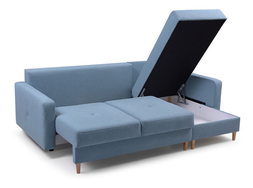 Sarokkanapé Vintari (világoskék) (J)