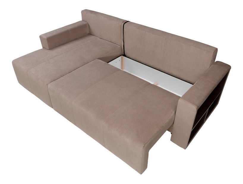Rohová sedačka BRW Mateo II Lux 3DL.URC béžová (L)