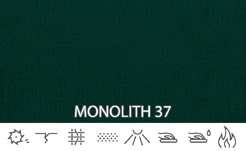 Kutna garnitura Viktoria 2R1 (L) (tamnozelena Monolith 37)