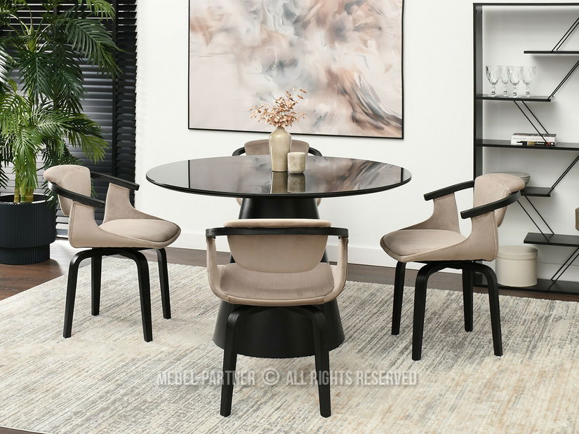 Scaun Max K (bej + negru)