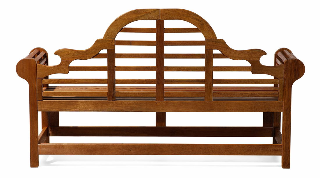 Záhradná lavička Tratoria Marlboro (grafit) (sivý podsedák)