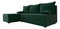 Rohová sedacia súprava Harmony L (tmavozelená) (L)