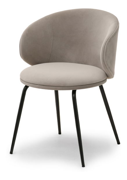 Jedálenská stolička Carbono (béžová + čierna)