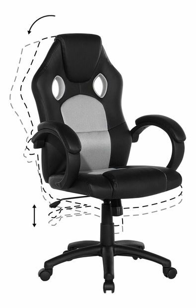 Kancelárska stolička Roast (svetlosivá)