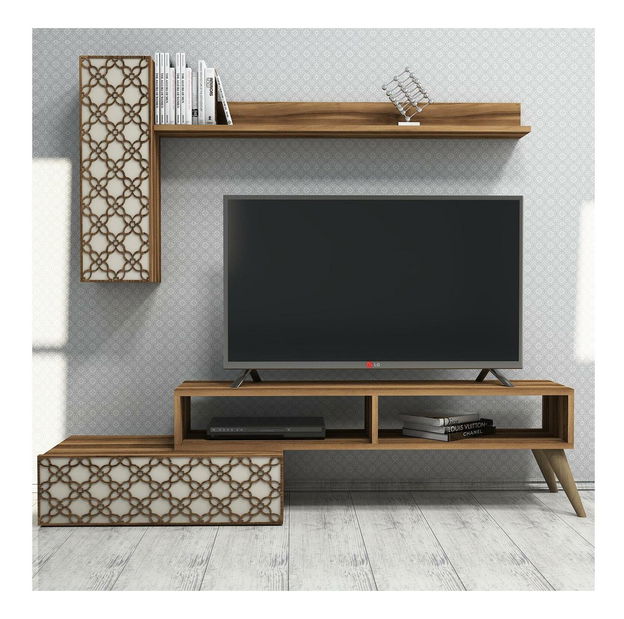 Set za dnevni boravak Komite (orah + krem)