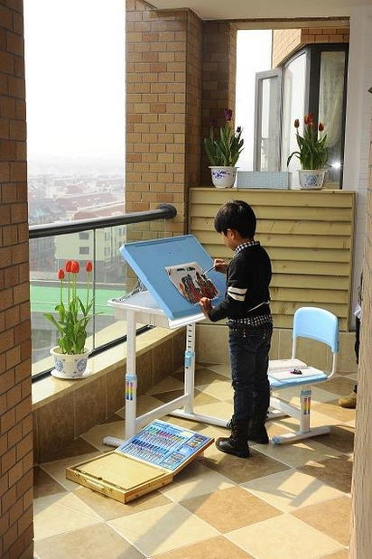 Detský stolík so stoličkou Boke sv. modrá 