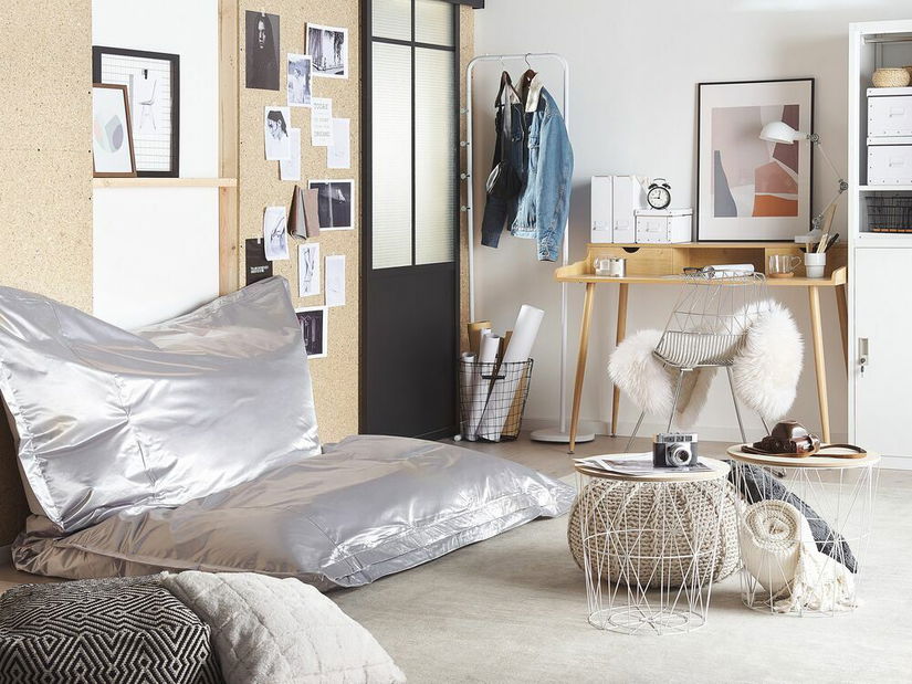 Babzsák 180x230 cm Xxl (ezüst)