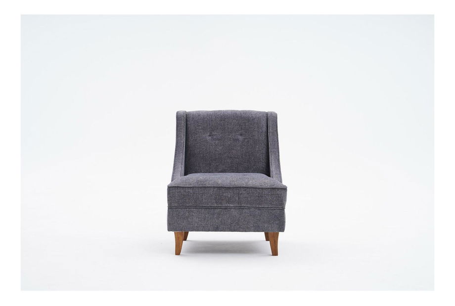 Kreslo Eloketta (sivá + orech)