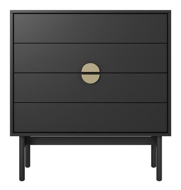 Comodă Stellia S4 (negru)