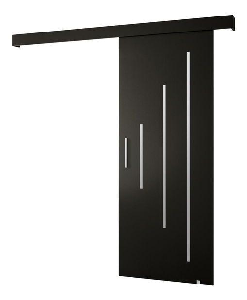 Klizna vrata 70 cm Slavdro 3 (crna mat)