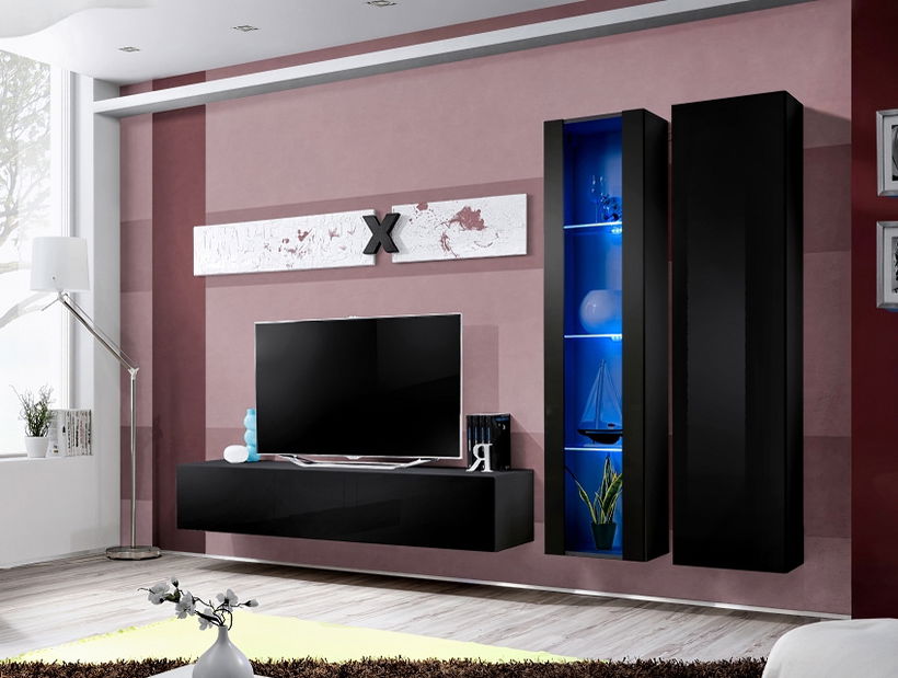 Nappali bútorsor Alysha 25 ZZ AI A4 (világítással)