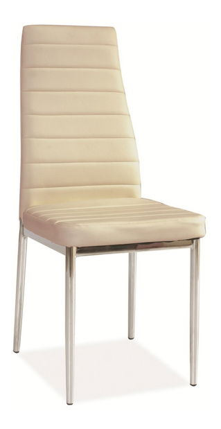 Jedálenská stolička Hassie (krémová)