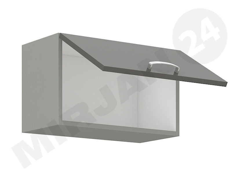 Gornji kuhinjski ormarić Milo 60 GU-36 1F (siva + krem sjaj)