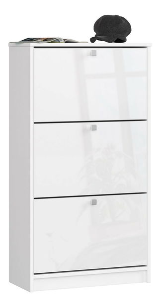 Cipőtároló Satori (fehér + fényes fehér)