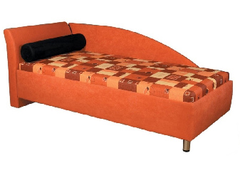 Jednolôžková posteľ (váľanda) 90 cm Pennie (s molitanovým matracom) (L)