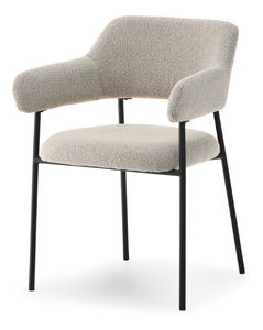 Jedálenská stolička Exigente (béžová + čierna)